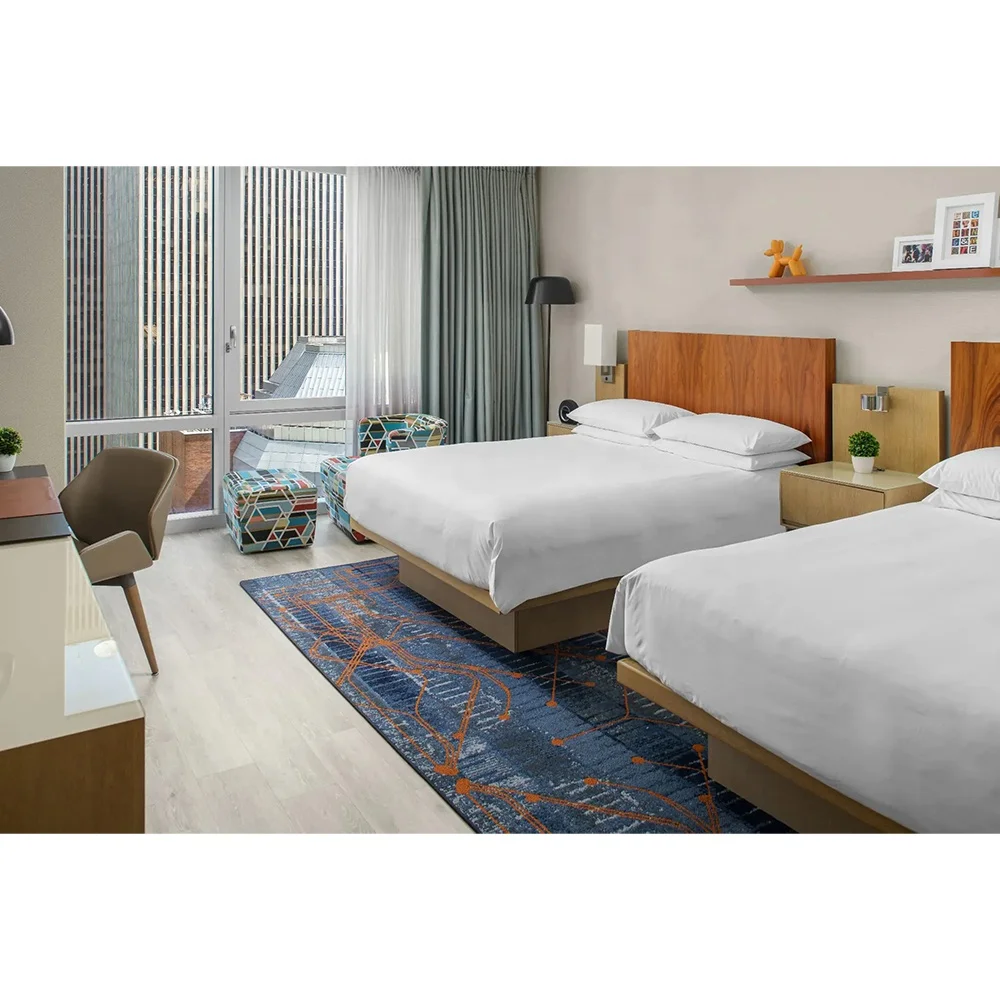 Hyatt Centric Well-designed Hotel Guest Room Furniture Stylish Hotel King Bedroom Furniture Sets