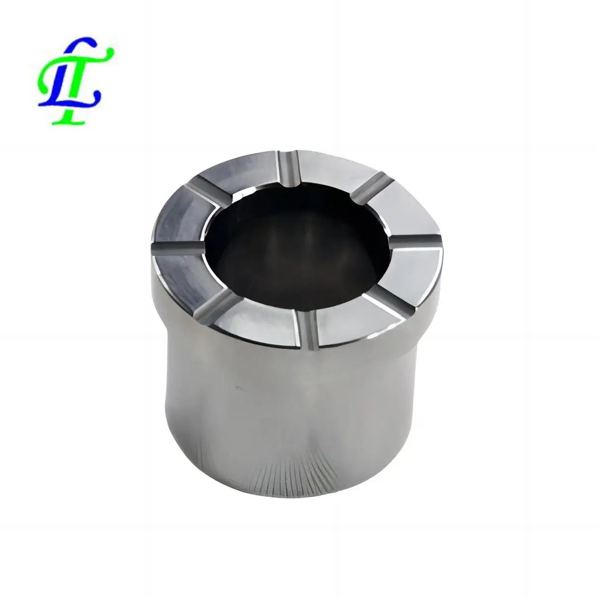Customized tungsten carbide flanged  bearing bushing  with oil groove