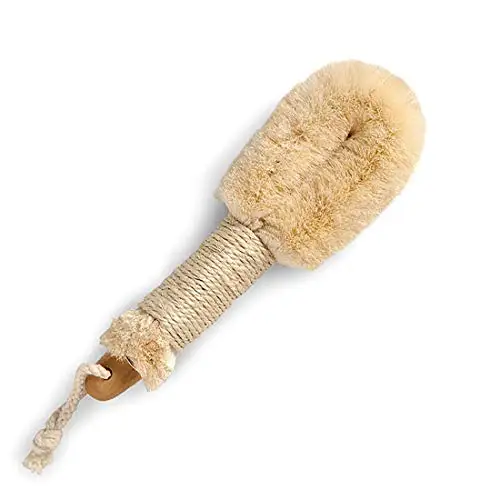 
Amazon Best Seller Cleaning Custom Logo Body Natural Spa Sisal Dry Skin Brush 