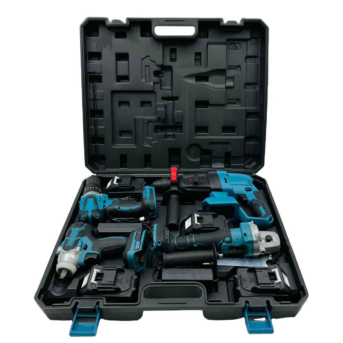 OEM/ODM 18V/21V Customized many pieces Various Color Power Electric SET Industrial Home Cordless Tool Kits Battery Powered Tool