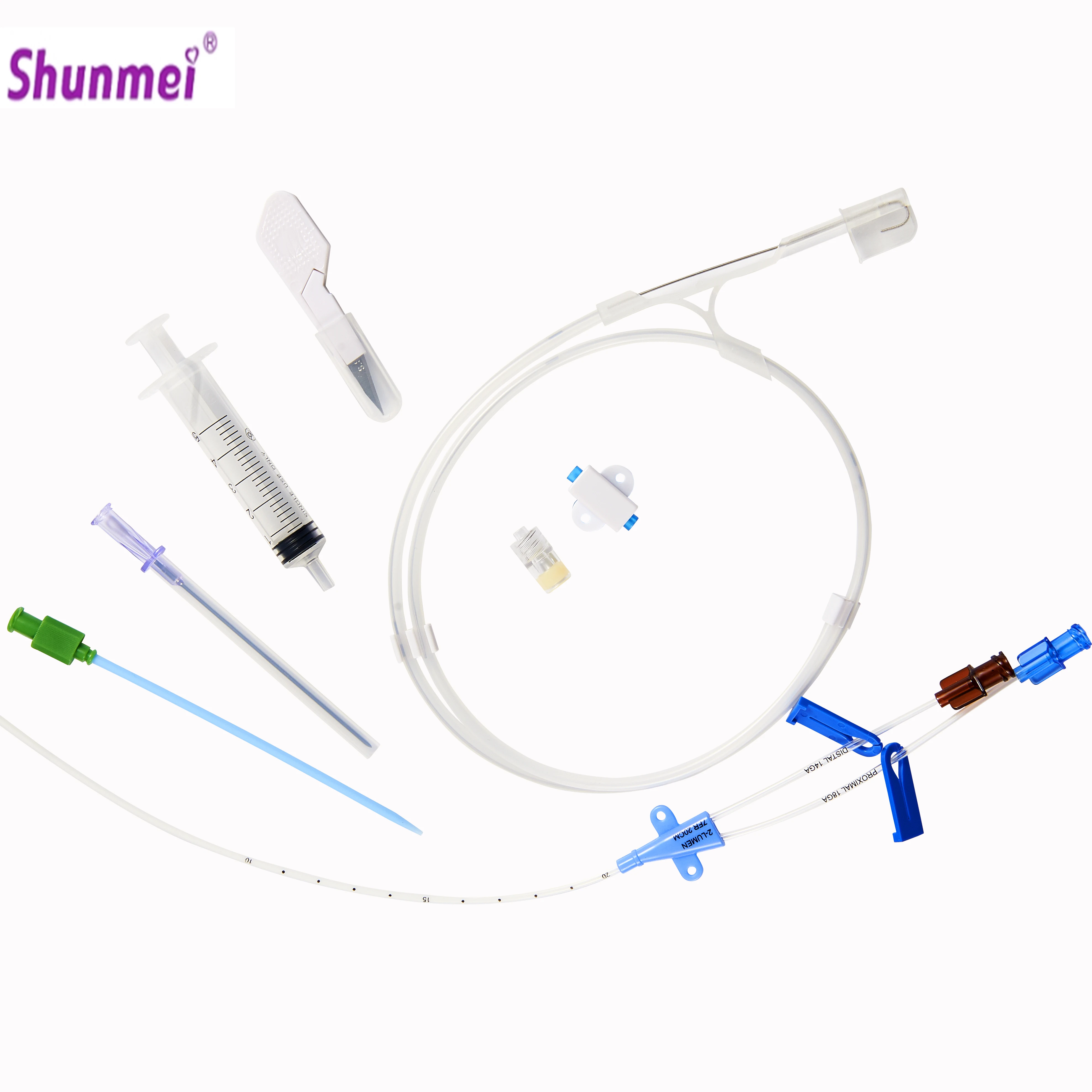 Anesthesiology and critical care product single/double/triple Lumen cvc kit