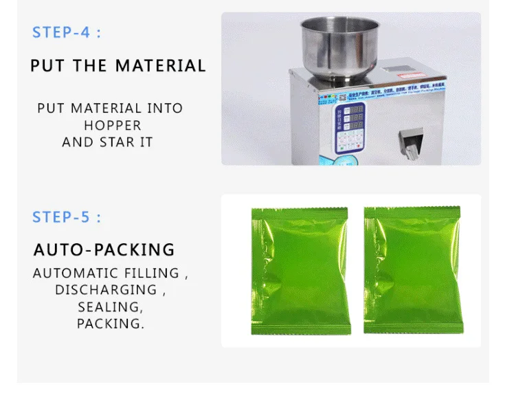 Automatic cassava garri flour packing machine