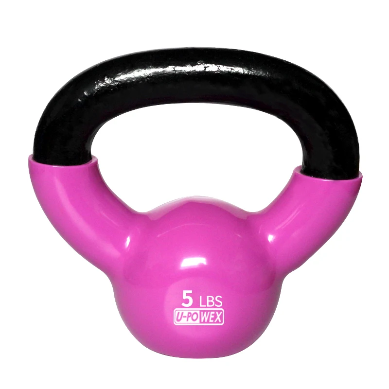 High Quality Adjustable Cast Iron Rubber  PVC Coated Kettlebell Set Fitness Training Equipment Custom Logo Color Kettle Bell Set
