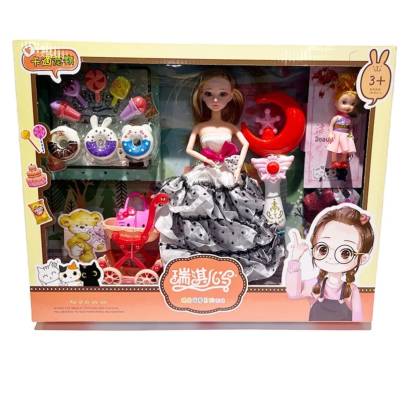 Wholesale Wedding Dolls, Girl Dolls, Toys, Festival Dance Gifts, Girl Princess Gift Box Set