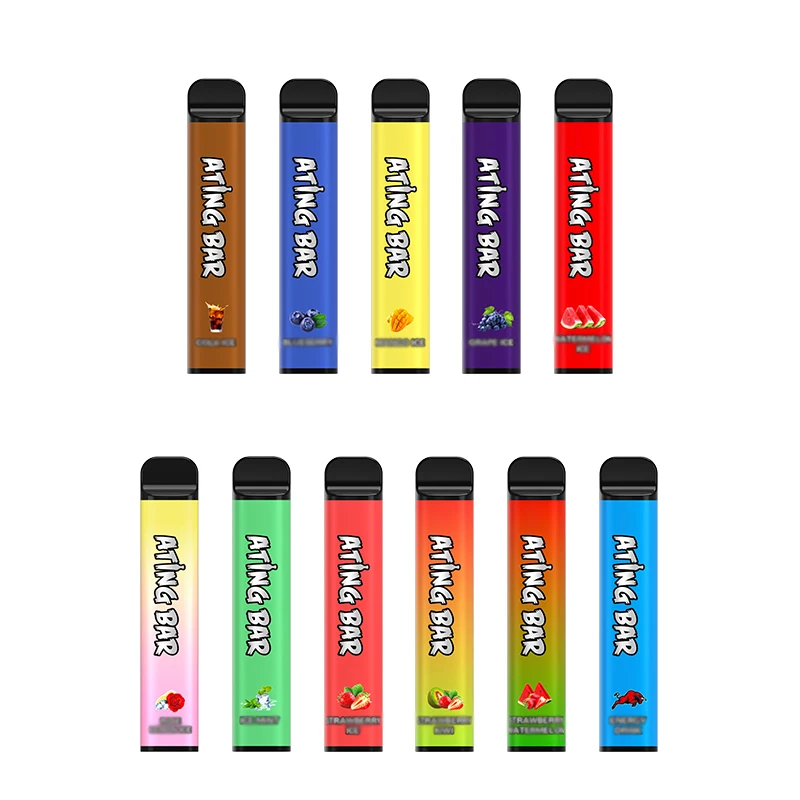 
ATINGBAR 2500p Vape pen portable e-shisha Hookah pen vaporizer electronic-cigarette vape device 