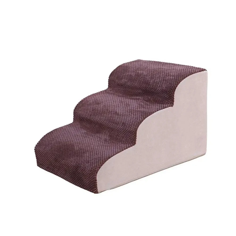 Removable Pet Stairs 3 Steps Staircase Dog Anti-slip Removable Ladder High Couch And Bed Pet Supplies For Puppy Old Dog