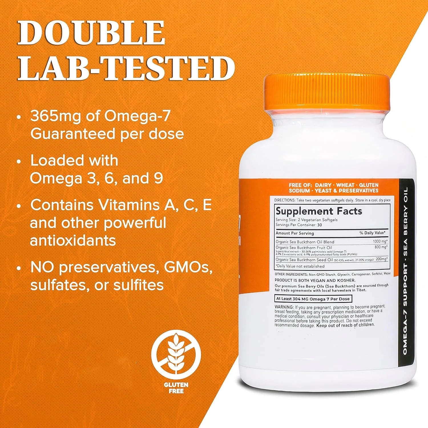 Professional Supplier Omega-7 Softgels, Premium Organic Himalayan Sea Buckthorn Oil OEM