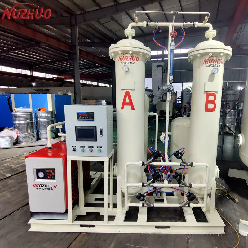 NUZHUO High Quality Oxygen Plant Machine For O2 Producing Medical PSA Oxygen Plant Full Automatic Line