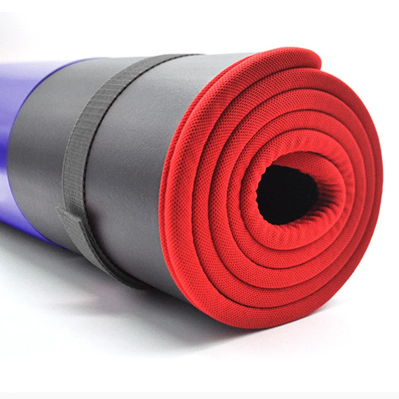 Rubber Fitness Pilates NBR Yoga Mat Custom LOGO Eco-friendly Natural 10mm