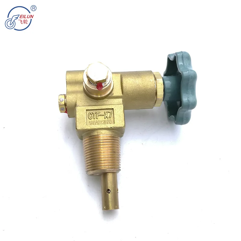 High quality factory price natural gas CNG valve Outlet NPT1/4 inlet PZ27.8 made in brass CTF-X7A
