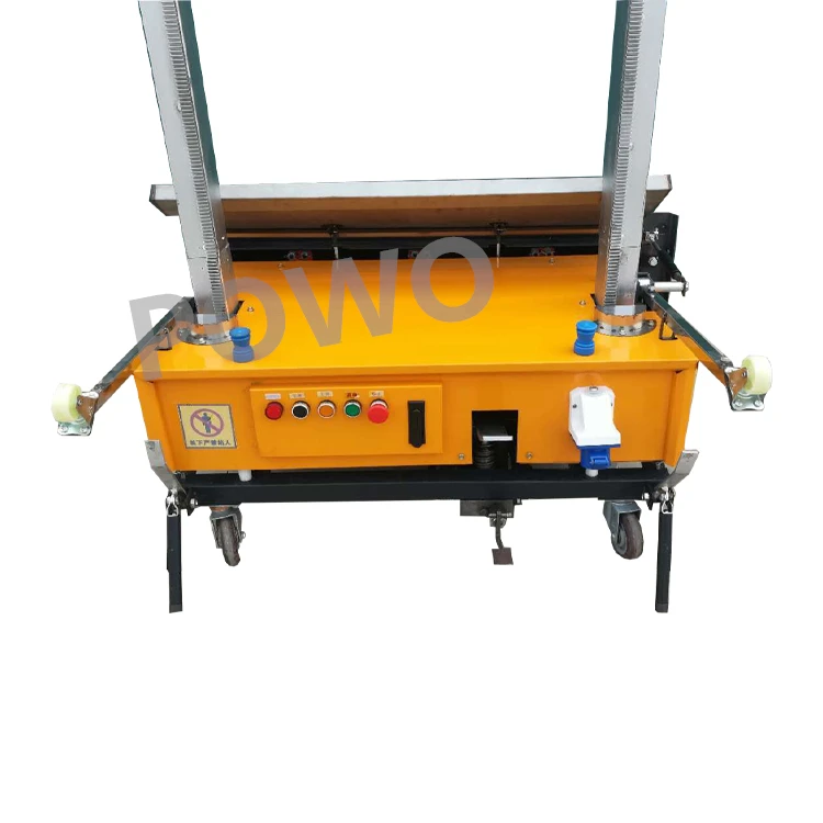 800--1000mm New Technology Automatic Concrete Wall Cement Plastering Machine Render