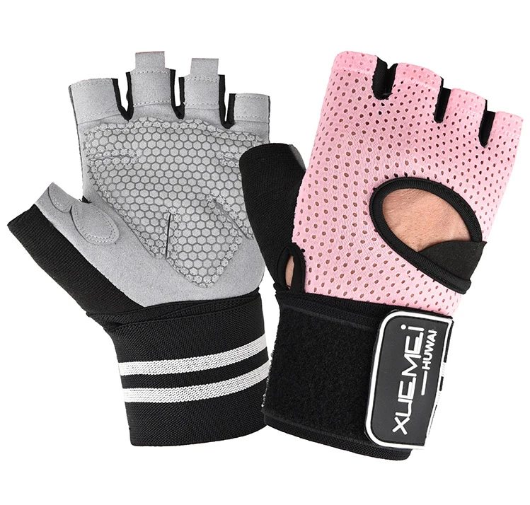 customizable unisex sport full palm gym workout grip workout gloves for men