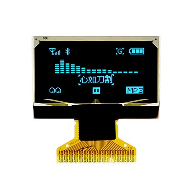 GME12864-71 128x64 SH1106 Blue Color Hard Glass 1.3' Inch Display 1.3 OLED