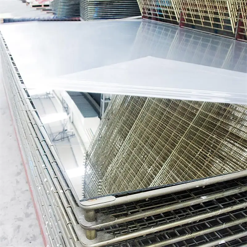 Self Adhesive 4ft X 8ft Anti Sratch Acrylic Mirror Sheet 3mm Silver Rose Gold Color Mirror Acrylic Sheet