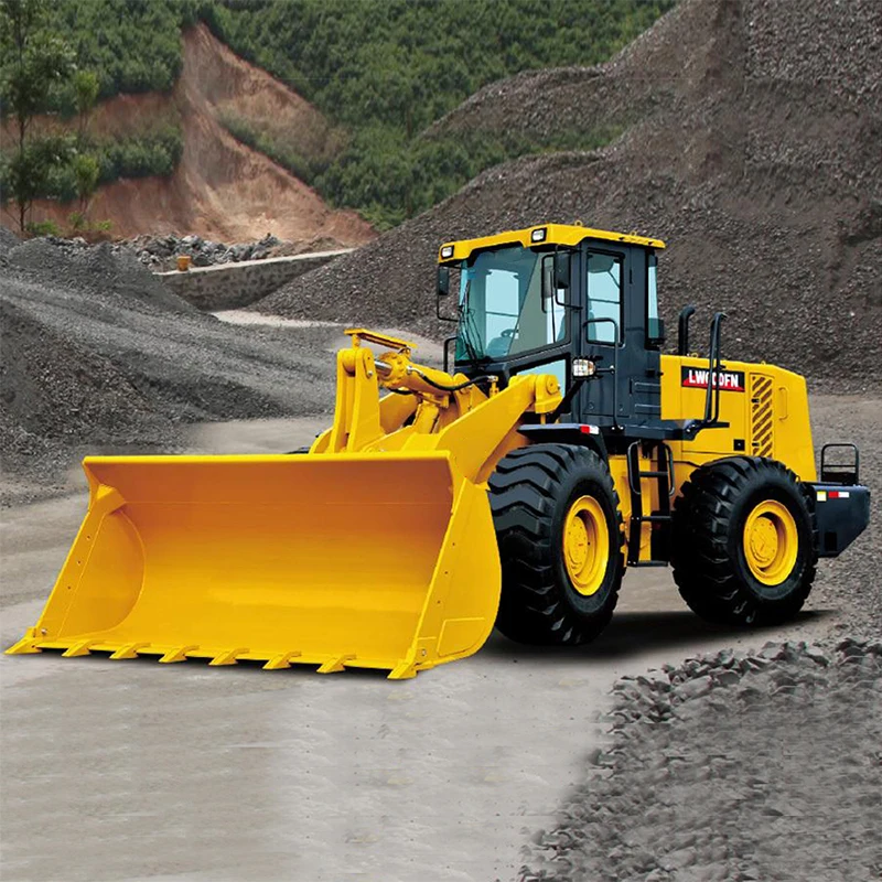 High Horse Power 6 Ton Pilot Control Wheel Loader With Powerful Engine LW600FN with High Quality