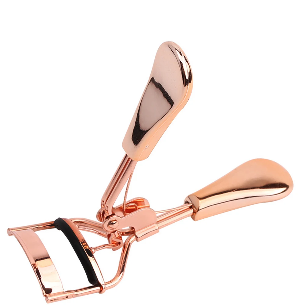 Cosmetic Eye Beauty Tools Handle Professional Stainless Steel Private Label Rose Gold Eyelash Curler