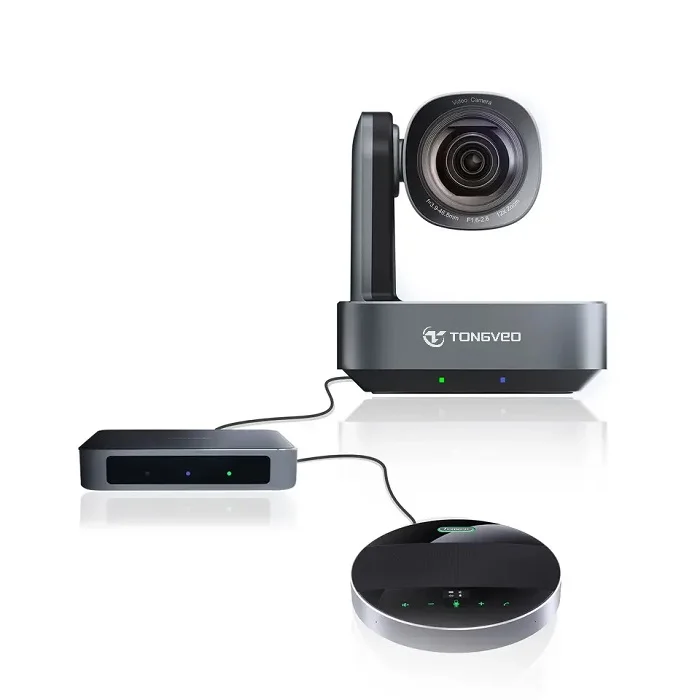 CE Certified Conference System (Camera, Microphone, and Speaker Bar with Hub for Small & Medium Conference Rooms , NoiseBlock AI