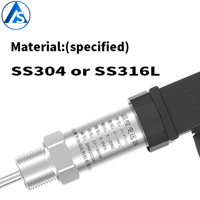 AOSHENG PT100 sensor high -200 to 600 degree temperature transducer with manufacturer price