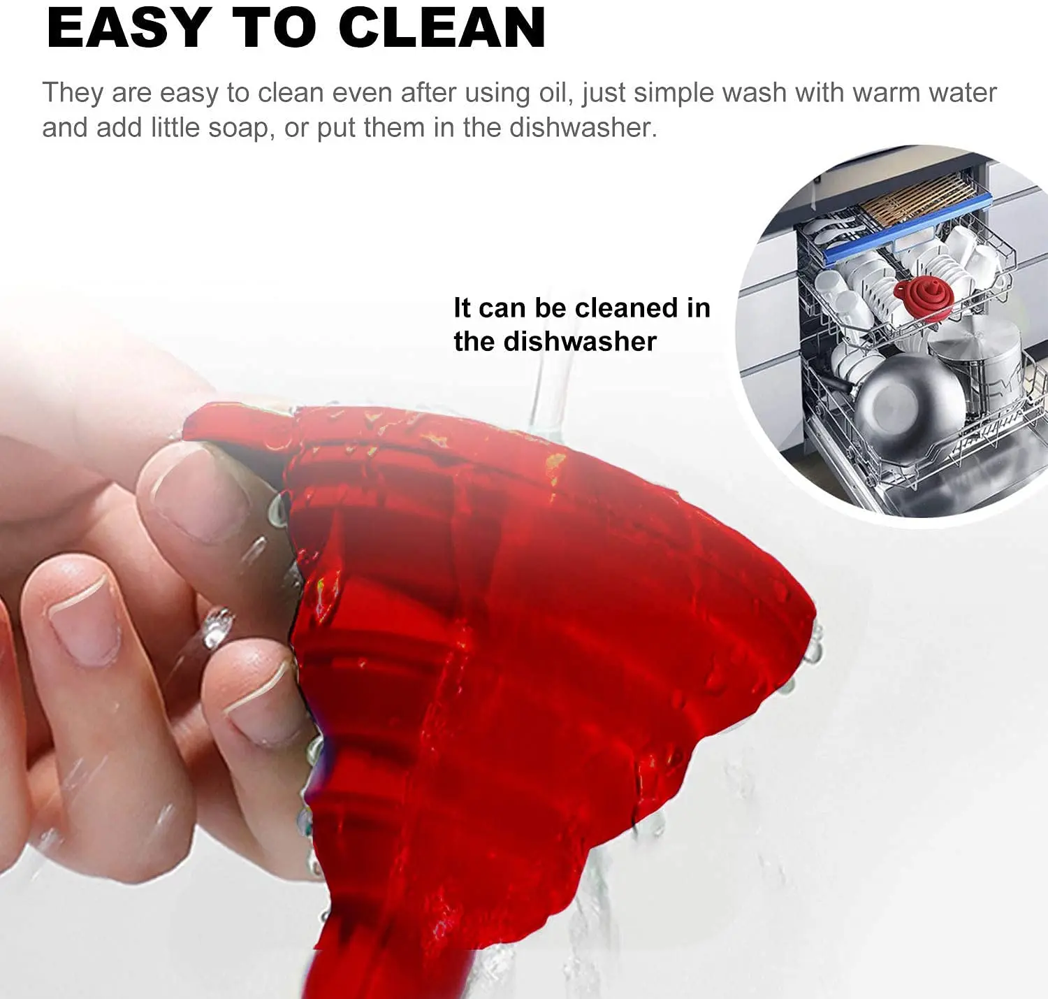 BPA Бесплатная Пищевая силиконовая маленькая Складная Питьевая Мини-складная воронка