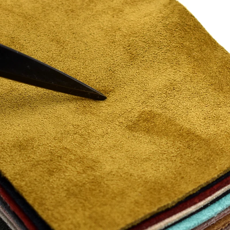 Double Sided Suede Fabric Faux Leather Suede Garment Sofa Composite Fabric Car Upholstery Leather