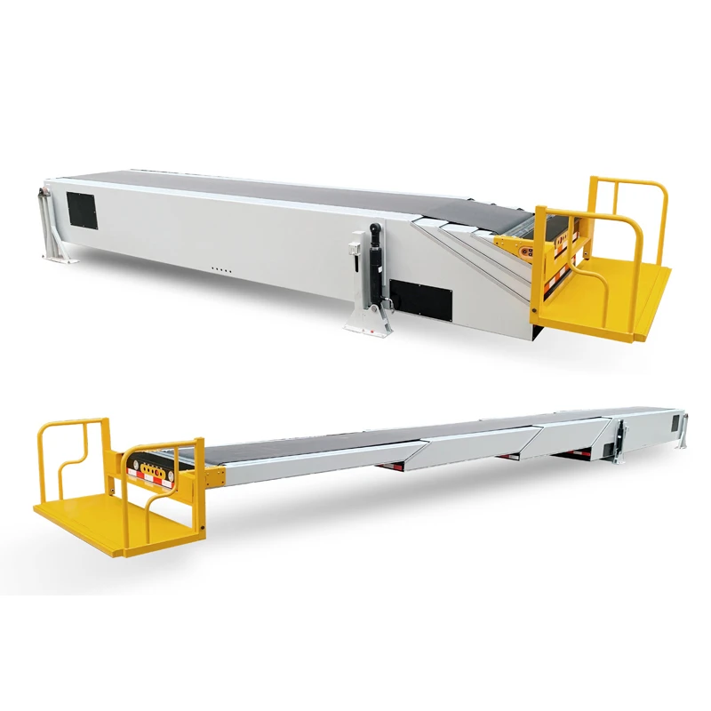 Hydraulic Truck Loading Manufacturers Manufacturer Long Distance Heavy Duty Drag Chain Extendable Telescopic Belt Conveyors