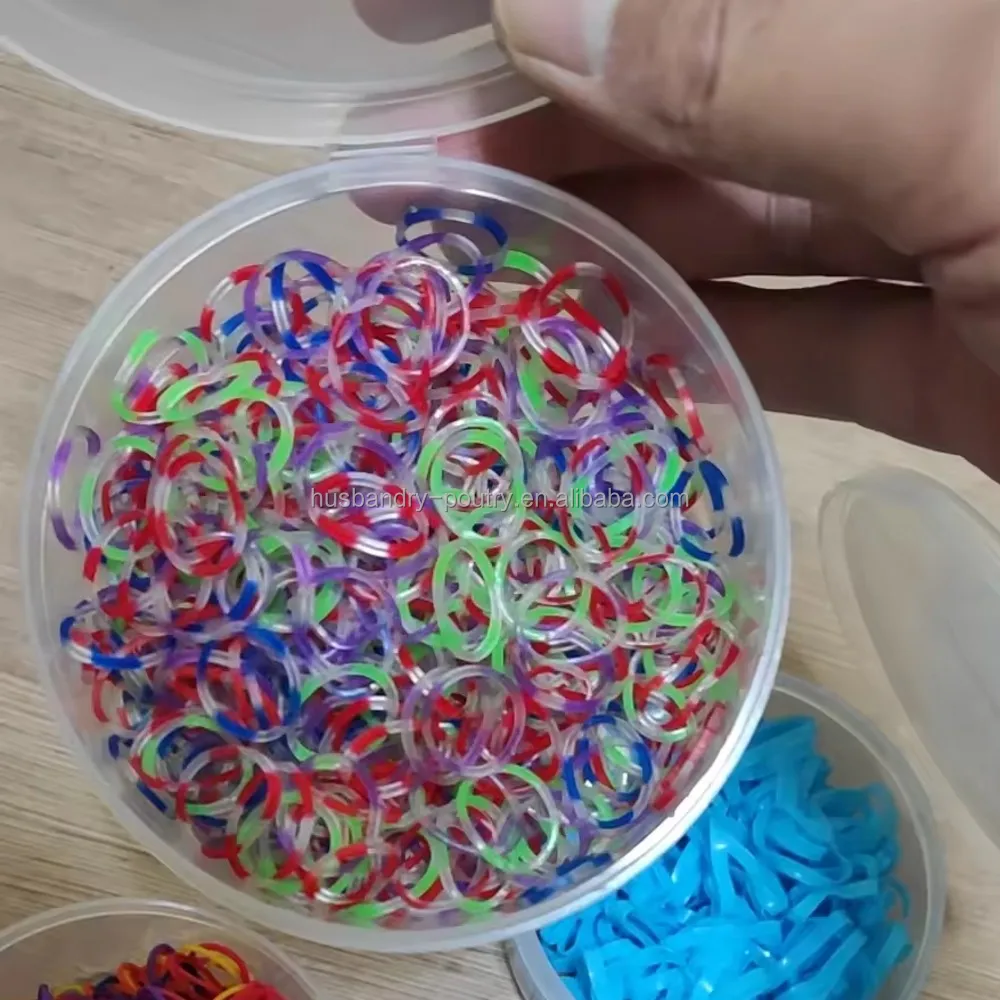 Horse Equestrian Braiding Bands Color Elastic Hair Rubber Bands