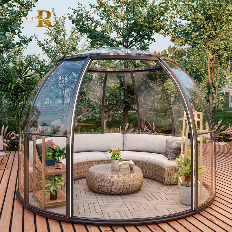 Popular Smart Star Room Leisure Polycarbonate Transparent Camping Igloo Dome house Tent