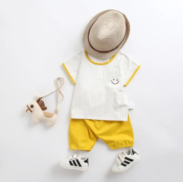 Casual Cute Animal Print Newborn Clothing Baby Cotton Bodysuits Clothes Boy 3pcs Pants Wear Suit