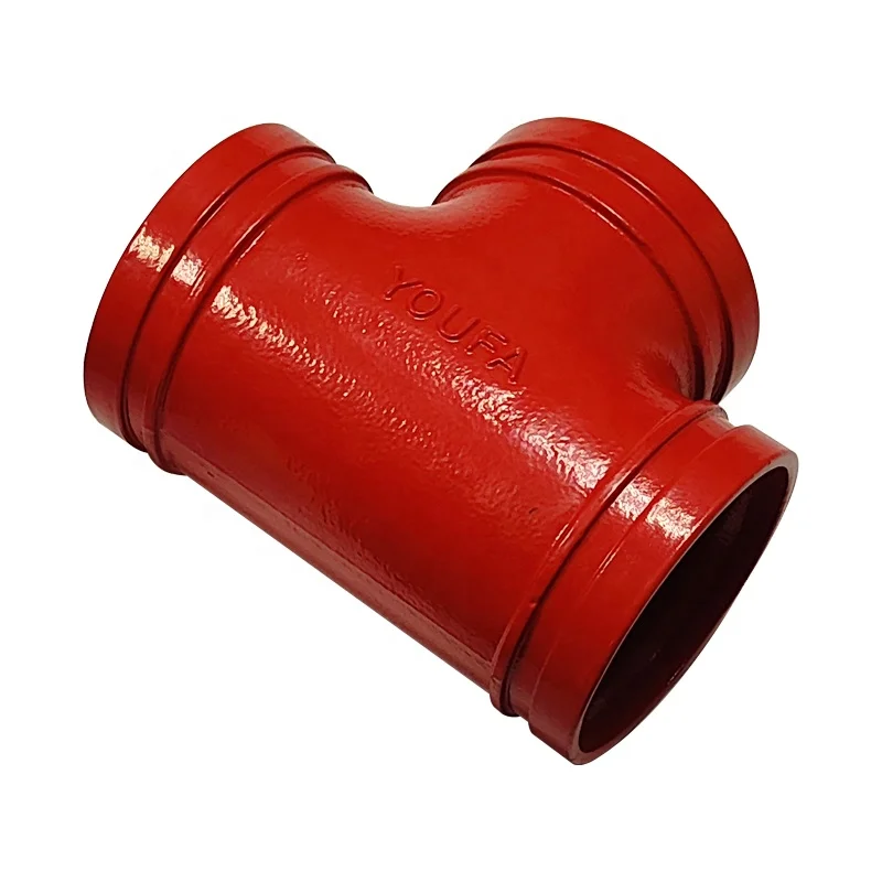 ASME16.3 Factory Hot Sale Red Color Malleable Steel Pipe Fitting Couping DN15 TO DN200