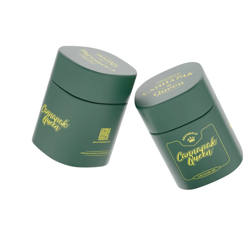 Large Capacity Custom Glass Jar Square 3.5g Odor-Resistant Jam Herb Spice Jars Cream Packaging Jar With Child Resistant Lid