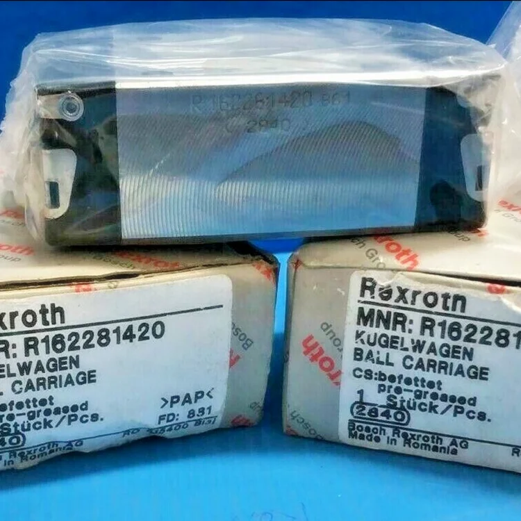 Rexroth Linear Guide Slide Block Rails R162281422 Linear Guide Block Bearing Linear Ball Bearing R162281422