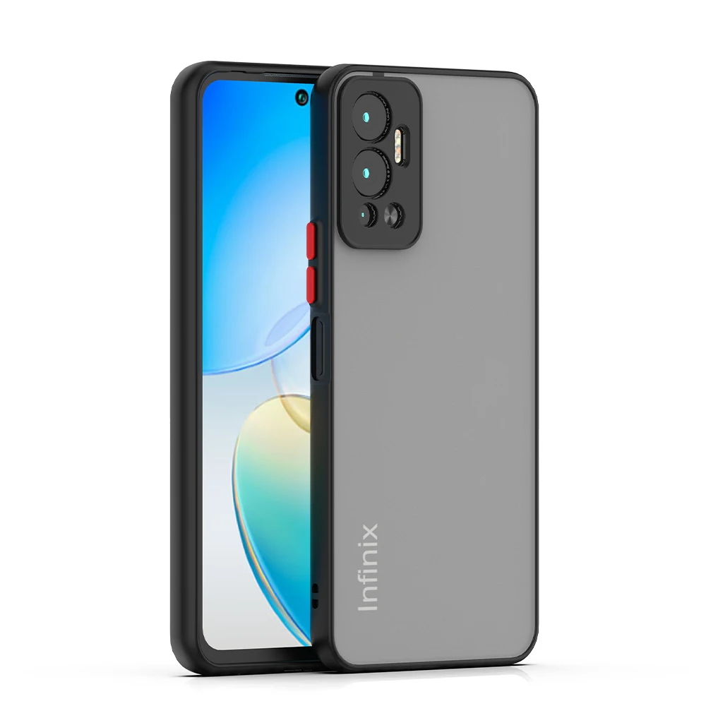 Заводская цена ТПУ ПК дымчатый чехол для телефона infinix hot12 матовая прозрачная задняя крышка