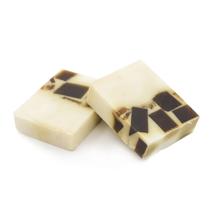 Hand-made High-quality Edible Oil Amber Pearl Rose Bar Soap For Bodycare