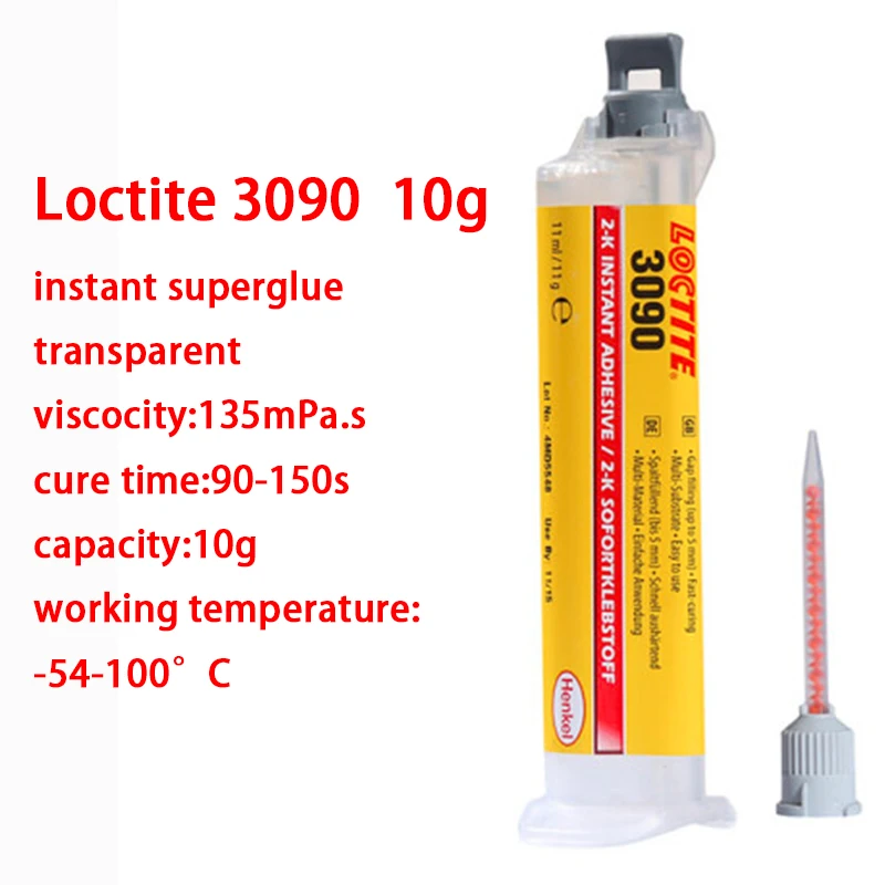 original  Henkel 3090 10g  gel Cyanoacrylate superglue bond  for gap filling bonding
