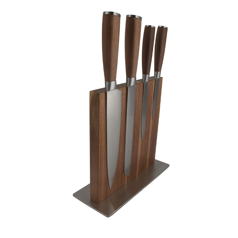  Home Kitchen Magnetic Knife Block Holder Stands with Strong Multifunctional Storage