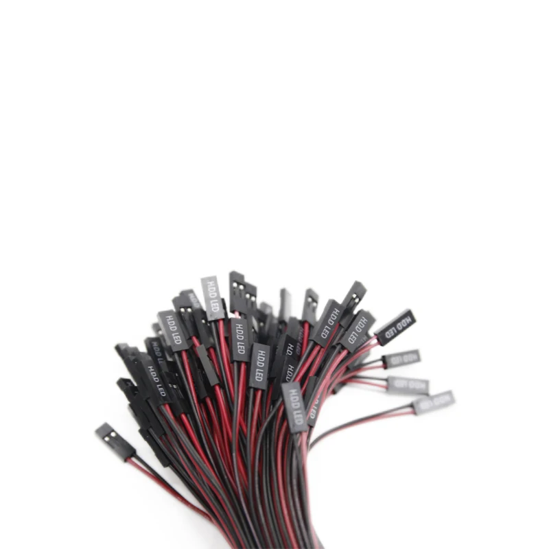 Lzsozoh The desktop computer host ATX power supply high quality switch HDD LED cable