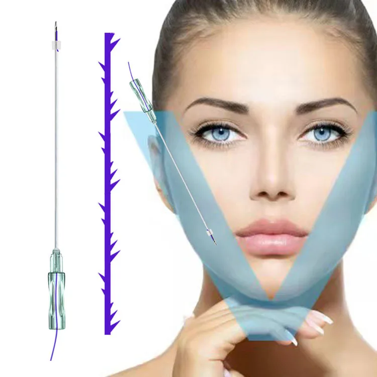 2024 Korea hilos tensores face lifting L blunt needle 19g cog 3d pdo thread