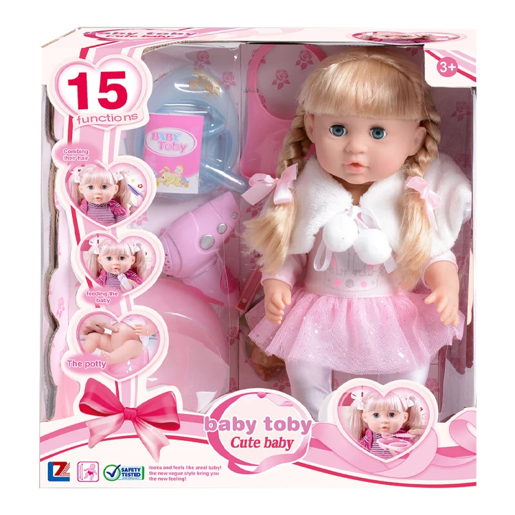 17 Inch IC Doll Set girl birthday best present pretend play doll toys set with  accessories