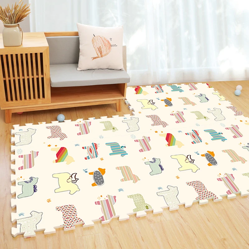 Eco friendly factory supply organic XPE children play mat puzzle