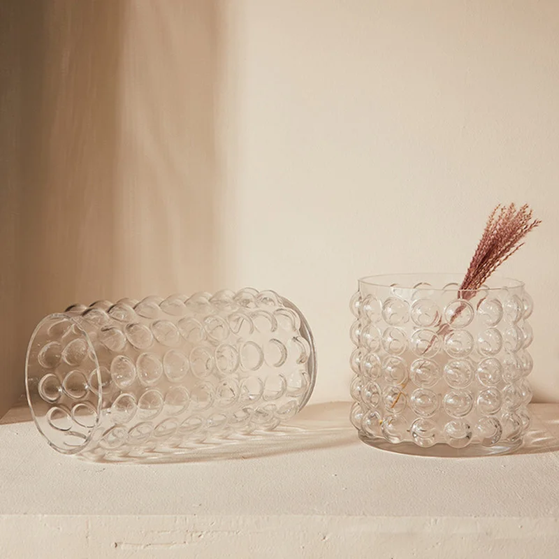 Glass vase Decoration Design for Home Decor Transparent vase