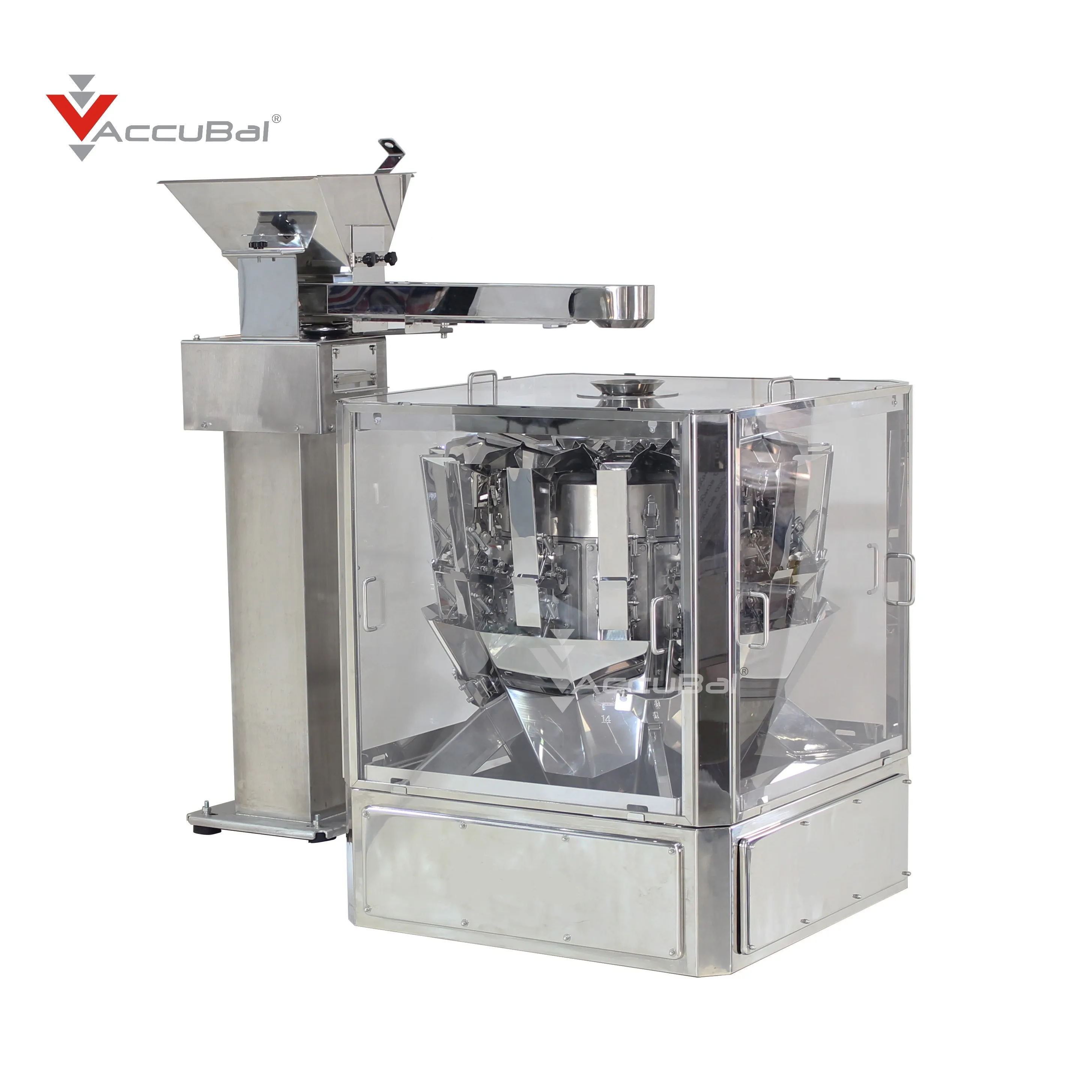 Multi-functional tea packaging machinery counting weigher for herb mesh ba mutihead weigher
