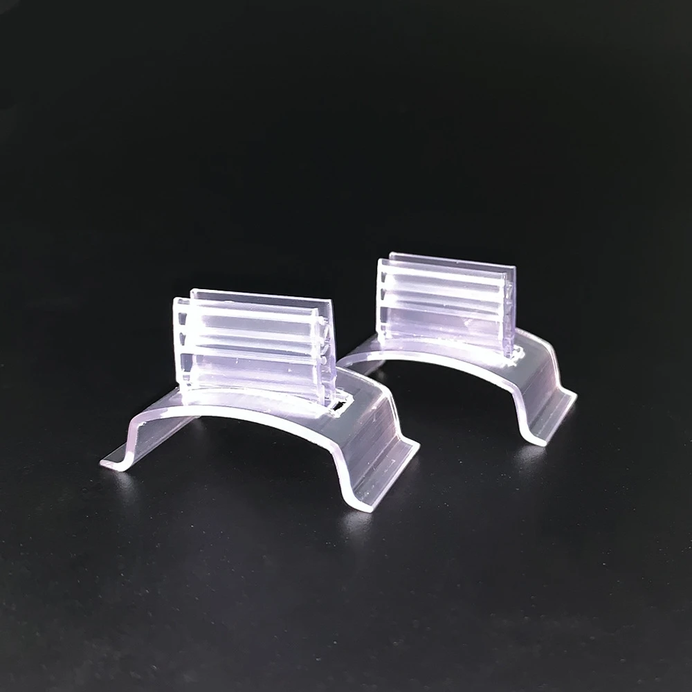 36*20mm Clear Plastic Merchandise Sign Display Holder for Wire Shelf Retail Price Label