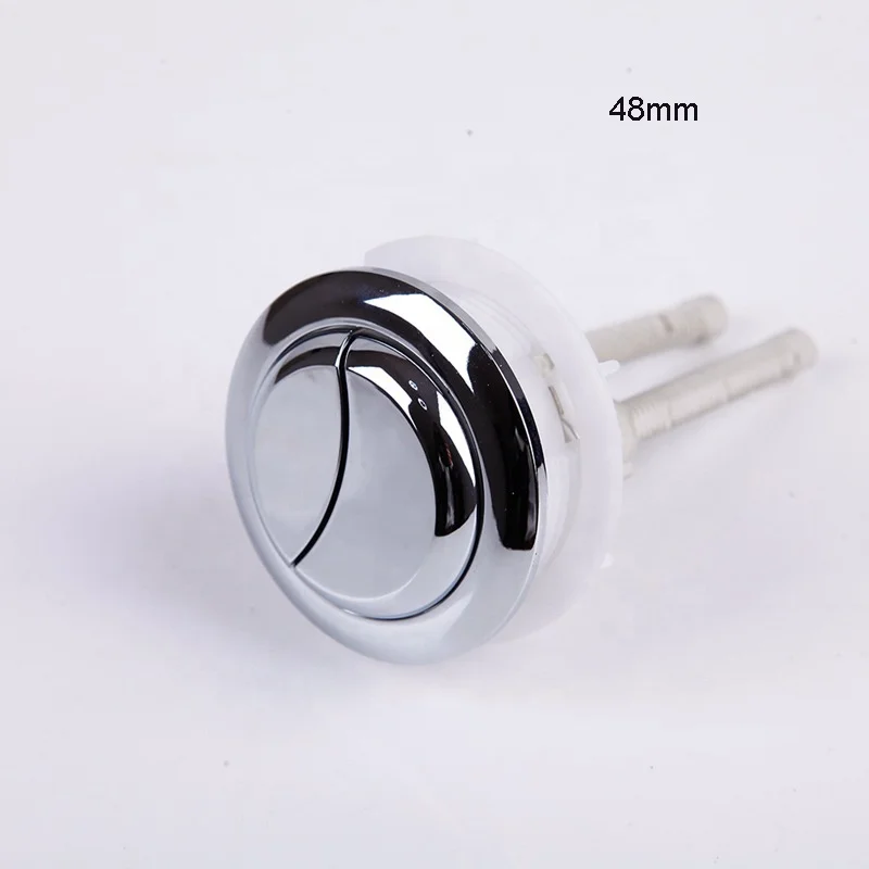 Bathroom Toilet Switch Accessories Universal Flush Valve Dual Push Button Replacement 48mm Toilet Tank Buttons