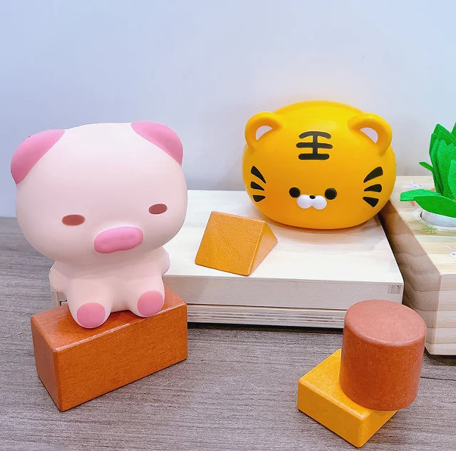 New Design Slow Rising Squishies Animal Toy Cute Pig Dinosaur Frog Squishy Toys Party Favors Goodies Bags Class Prize Toy