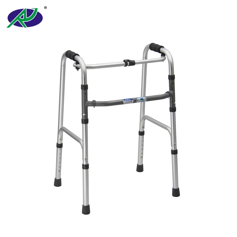 Aluminium Standing Knee Walker Orthopedic Folding Walker Lightweight Adult Walker For Elderly