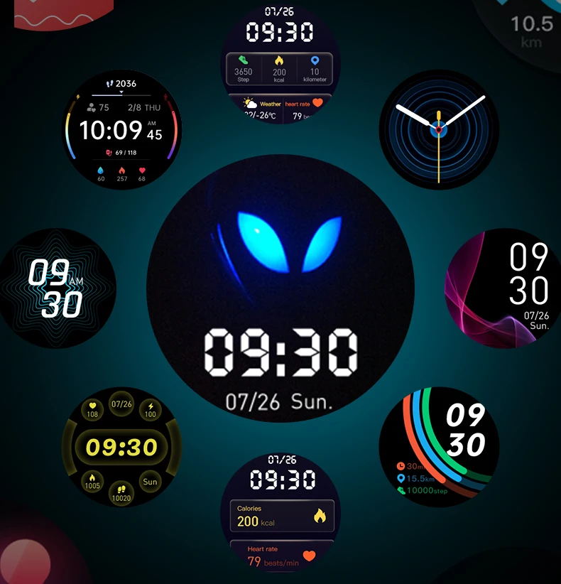 Starmax GTR1 SDK Custom Round Dial Display Smart watch Bluetooth 5.2 Runmefit Music Control Multiple Sports Modes SmartWatch