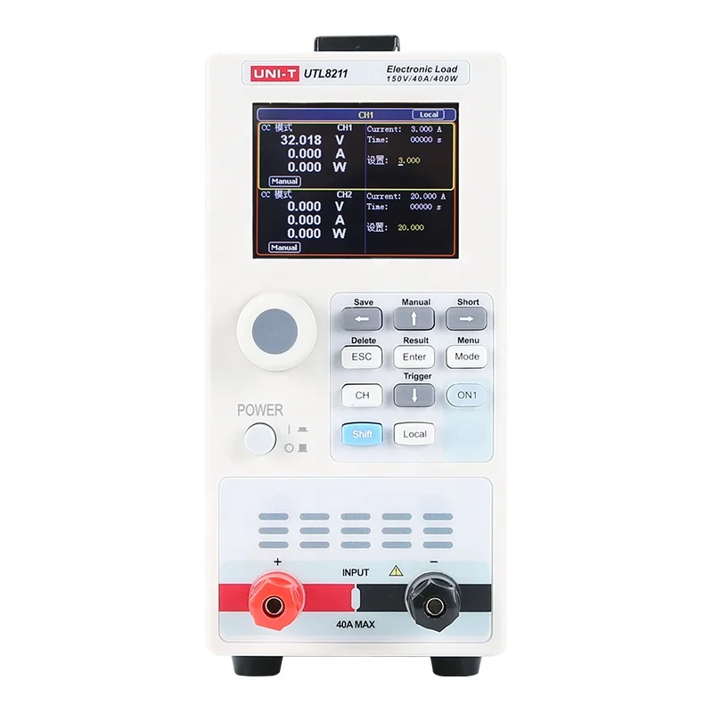 High-Precision Compact DC Electronic Load UTL8211 150V DC Electronic Load 400W 40A Tester Power Supply Current Test
