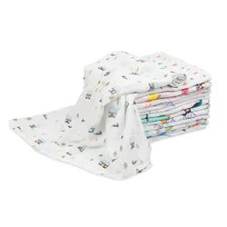 customization hot selling 2023 Custom Organic Muslin Swaddle Bamboo Cotton Fabric Blanket Muslim  Blankets for babies