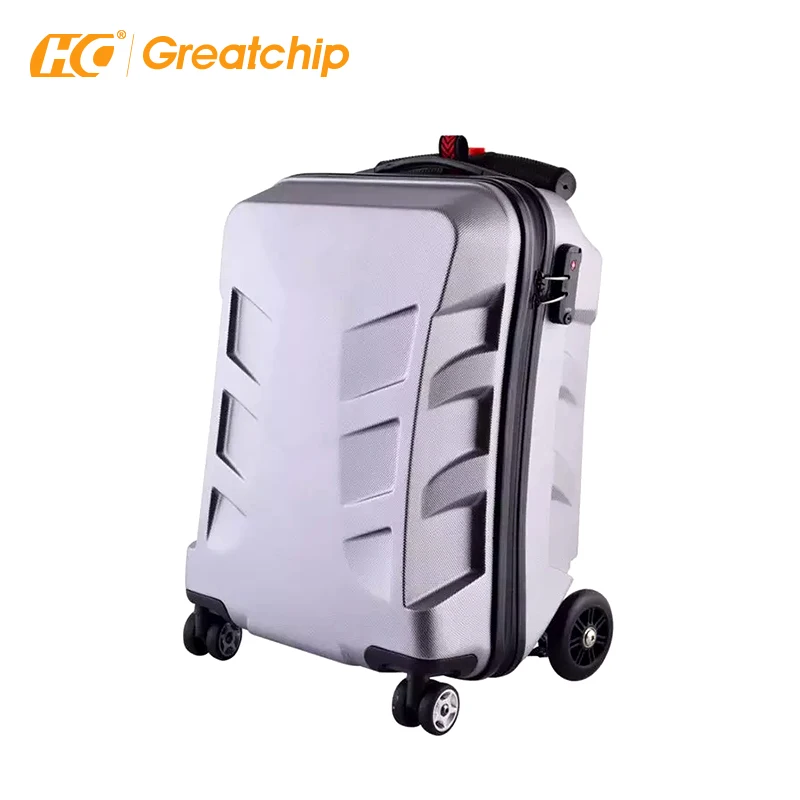 scooter suitcase travel luggage on wheels ride carry on trolley luggage bag gift Skateboard Case