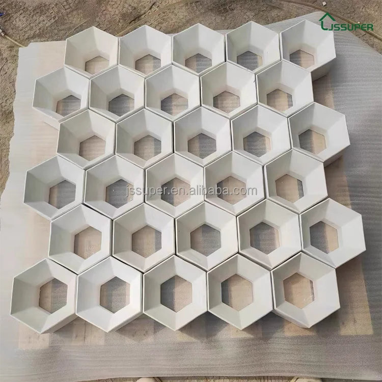 Внутренние и наружные премиальные прочные бетонные блоки брандмауэр цементные шестиугольные полые